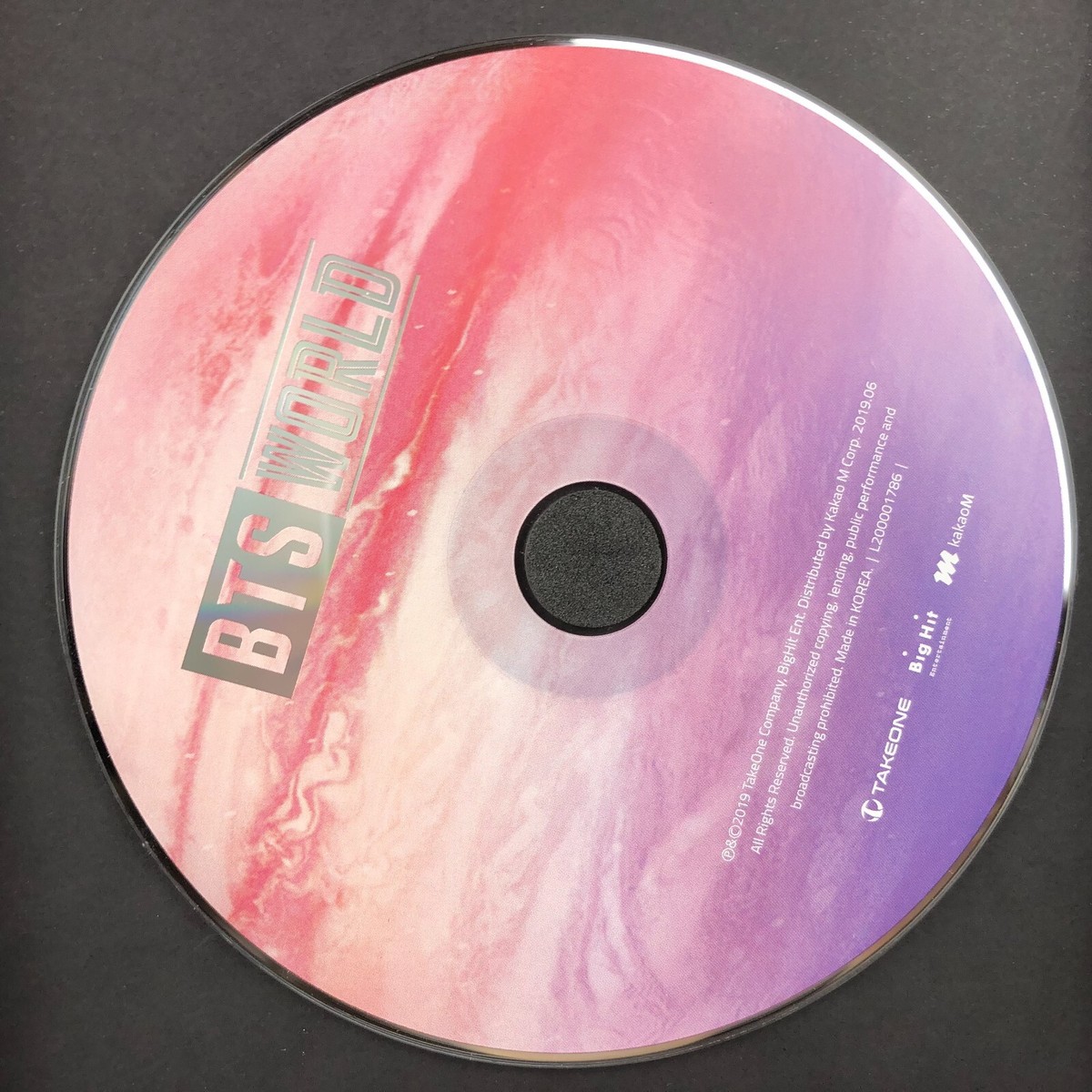 BTS World Original Soundtrack CD w/ Pre-order Kim Taehyung V