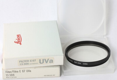 Mint* Leica E67 13386 67mm Filter UVa Boxed | eBay