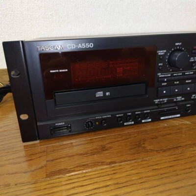 Tascam CD-A550 CD/Cassette Player Recorder Confirmed Operation
