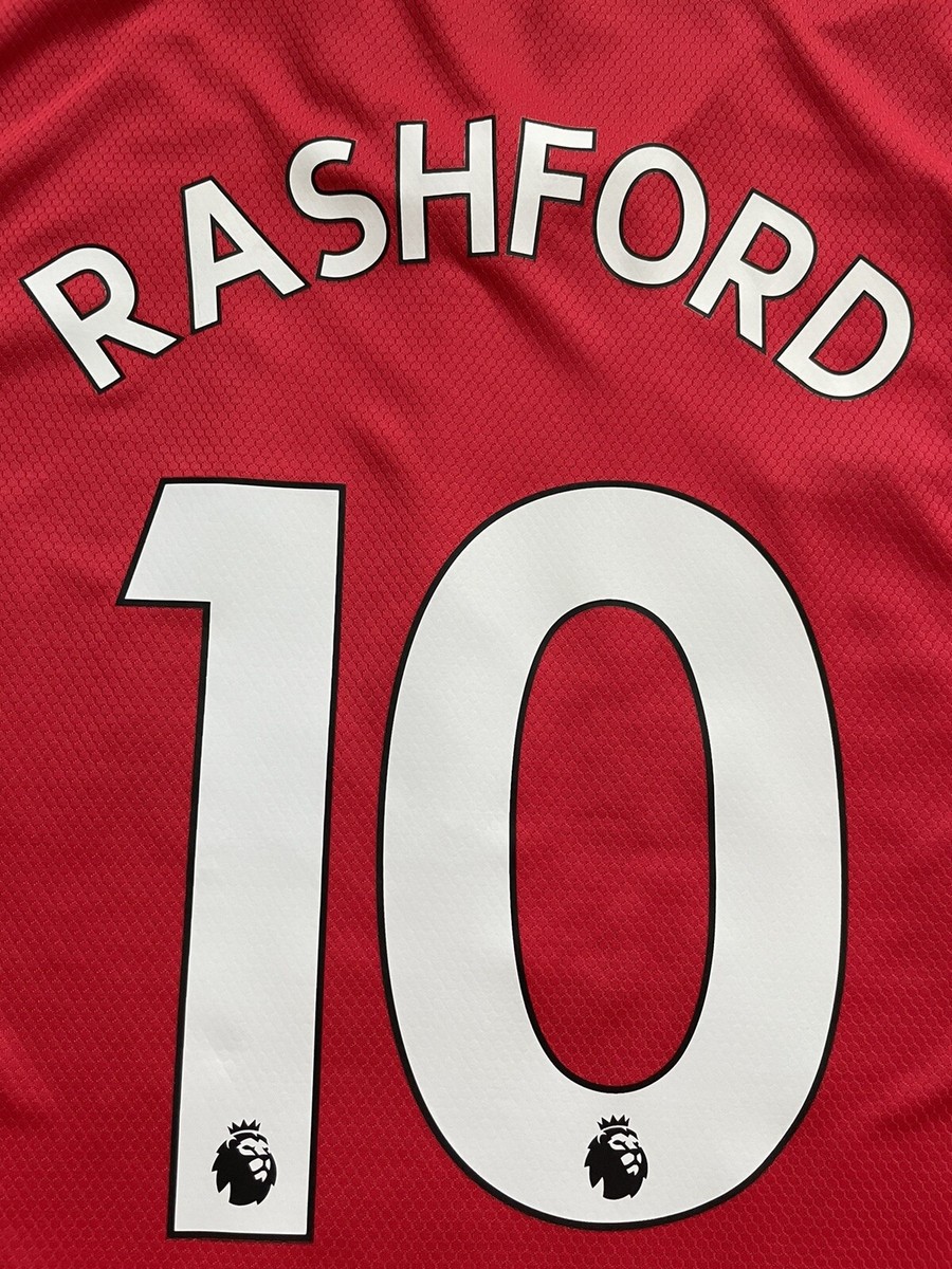 2019/20 Manchester United Home Jersey #10 Rashford 4XL Adidas