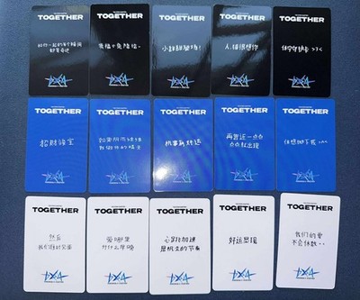 TXT OFFICIAL The Star Chapter: TOGETHER YZY YIZHIYU POB PHOTOCARD