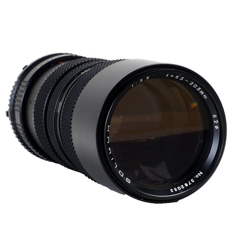 Vintage Soligor Macro + Zoom 85-205mm F 3.8 Telephoto Lens W/caps