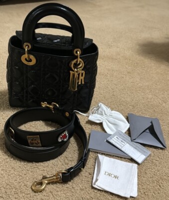 Authentic Christian Dior Lambskin Cannage Small My ABCDior Lady