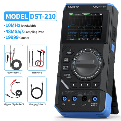 FNIRSI DST-210 3-IN-1 Digital Oscilloscope Multimeter Signal