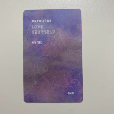 BTS JIMIN Love Yourself World Tour NEW YORK DVD Official Photo
