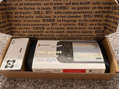 Valve Steam Deck OLED 1TB Handheld Console | Black/Red | Wi-Fi