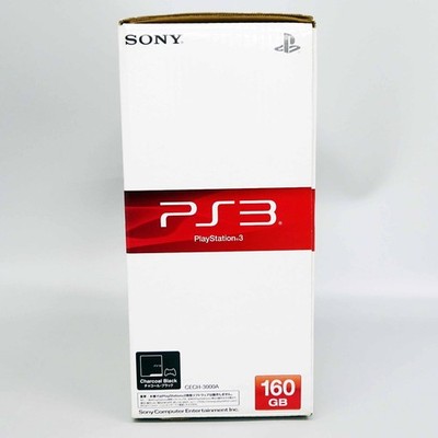 SONY PS3 PlayStation 3 CECH-3000A Charcoal Black Console 160GB