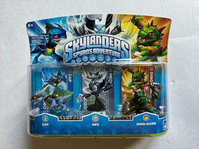 Skylanders Spyro's Adventure Zap, Hex & Dino-Rang Triple Pack