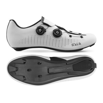 Fizik R1 Infinito - White / Black - 48 Road Shoes | eBay