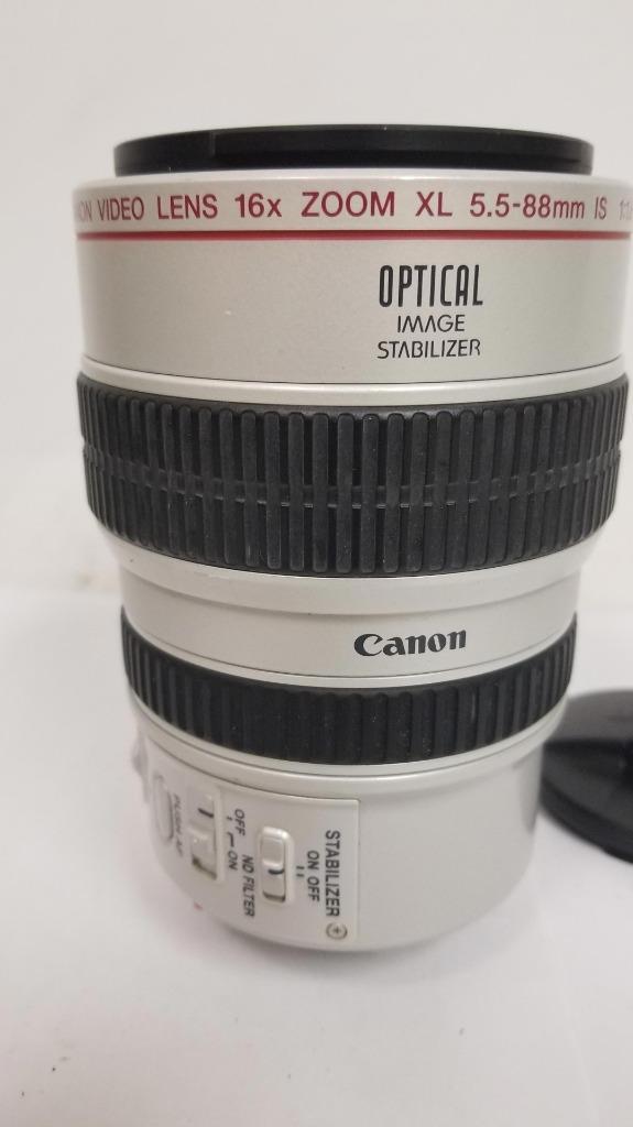 Canon Video Lens 16x Zoom XL 5.5-88mm IS II 1:1.6-2.6 | eBay