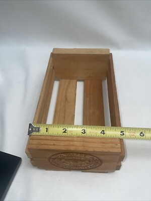 Napa Valley Wine Box Small Wood Crate 8.5 x 5in | eBay