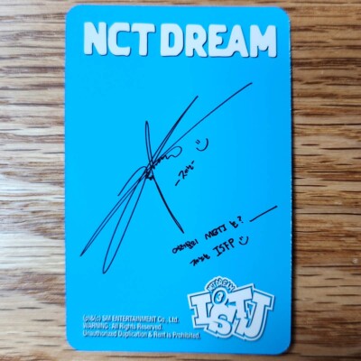 Jeno Official Photocard NCT Dream The 3rd Album ISTJ Photobook Ver