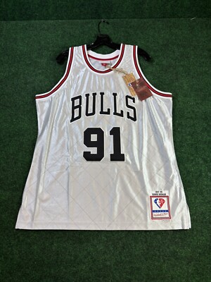 Mitchell & Ness Chicago Bulls Dennis Rodman 1997-98 75th Platinum