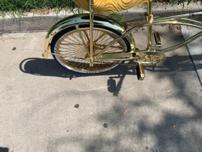 ローチャリ LOWRIDER ゴールド72本スポーク20インチ フロント用 20 20