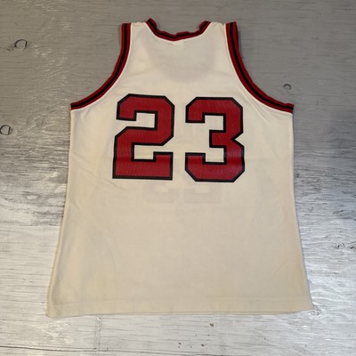 Vintage 80s NBA Sand Knit Chicago Bulls Michael Jordan #23 Jersey