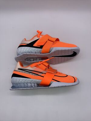 Nike Romaleos 4 Orange White Weightlifting Training CD3463-801