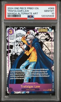 One Piece Trafalgar Law Manga Alt Art OP05-069 PRB-01 Premium