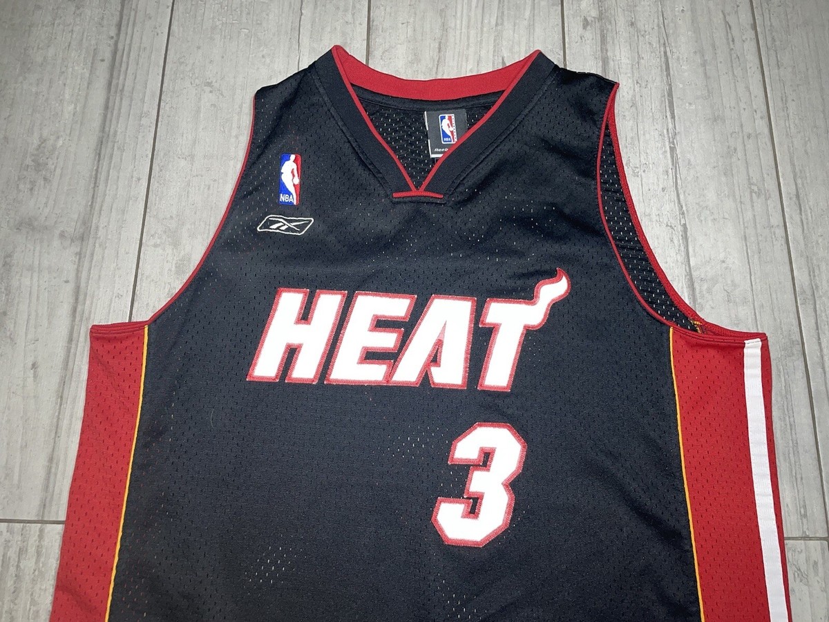 Dwyane Wade #3 Miami Heat Adidas Stitched Jersey Sz Large *Used