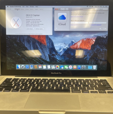 Apple MacBook Pro 13in 256gb SSD (Mid-2010) 4GB 2.4 GHz Intel Core