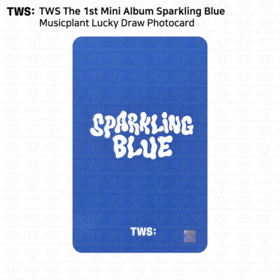TWS The 1st Mini Album Sparkling Blue Musicplant Luckydraw