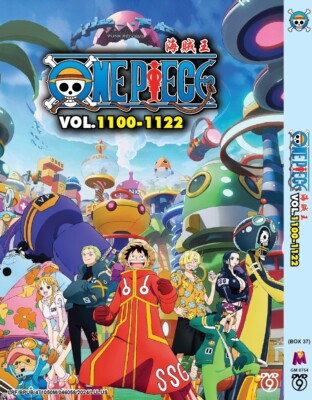 One Piece TV Series Episodes 1100-1122 Japanese Anime DVD English