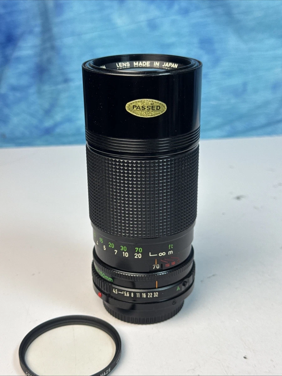 Canon FD f/4.5 Camera Lenses 150mm Focal for sale | eBay