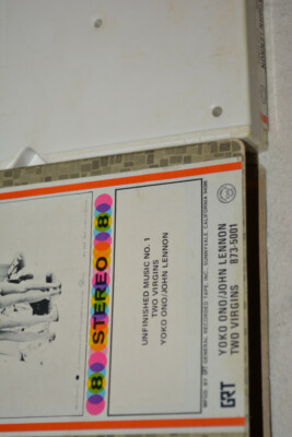 8 Track Tape John Lennon Yoko Ono Unfinished Music No. 1 Two