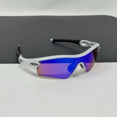 Oakley Radar Path Sunglasses 09-673 White Chrome Blue Iridium | eBay