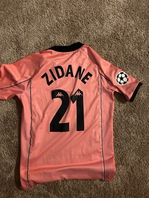 ZIDANE 21 kappa RETRO STYLE Juventus pink 97/98 Men Jersey - Size
