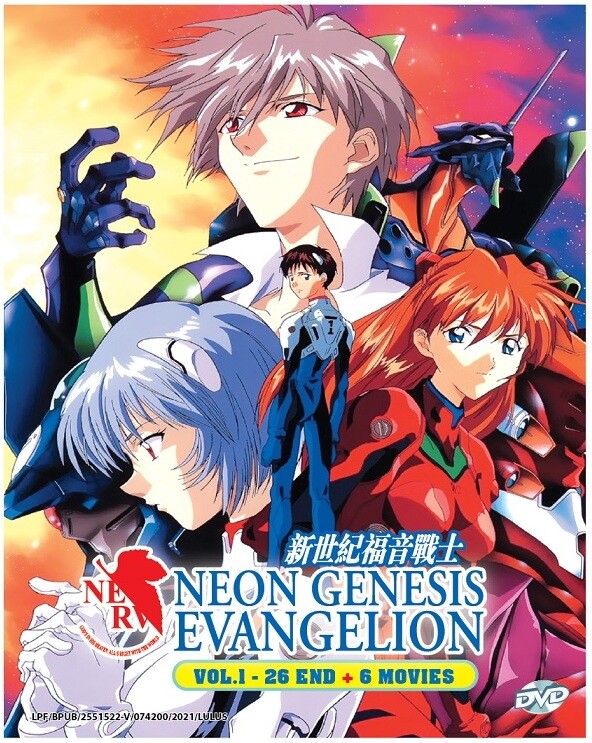 DVD Anime Neon Genesis Evangelion Complete TV Series (1-26) +6