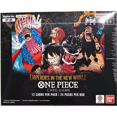 ONE PIECE OP-09 Emperors In The New World 'For Asia' English