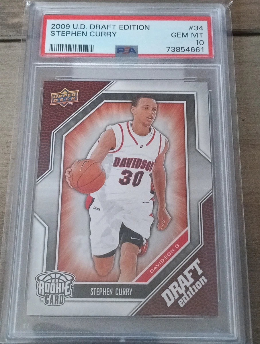 Upper Deck Stephen Curry 9 Grade Basketball Sports Trading Cards