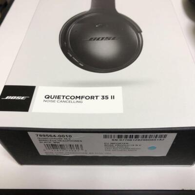 Bose QuietComfort 35 II Wireless Noise Cancelling Headphones Black