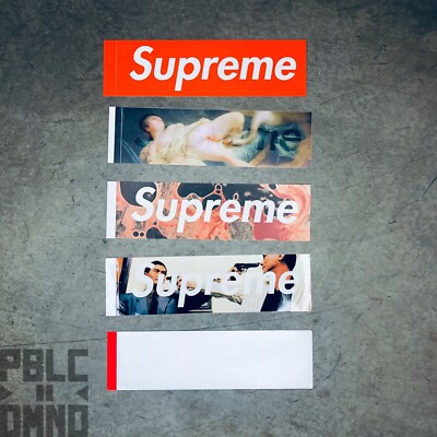 Supreme Special Box Logo Sticker Set Of 5 100% Authentic FW17-FW19