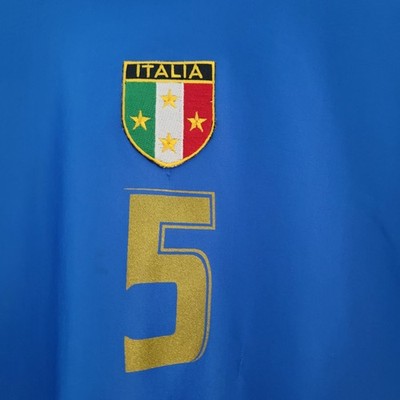 World Cup Soccer FABIO CANNAVARO #5 Jersey Italy-Men's XL | eBay