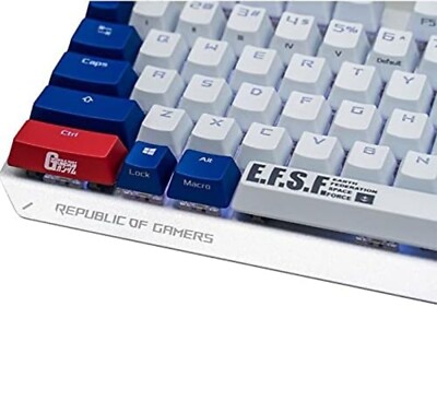 ASUS ROG Strix Scope TKL GUNDAM EDITION Gaming Keyboard RGB Blue