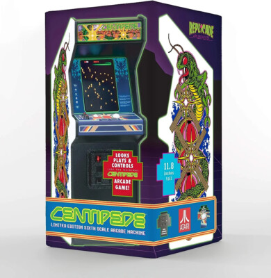 New Wave Toys Replicade Atari Centipede 1/6 Scale Arcade Game 100