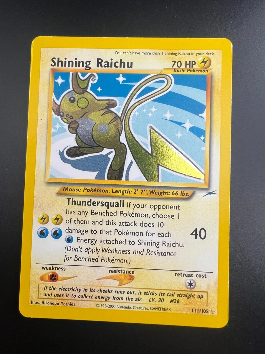 Shining Raichu for sale | eBay