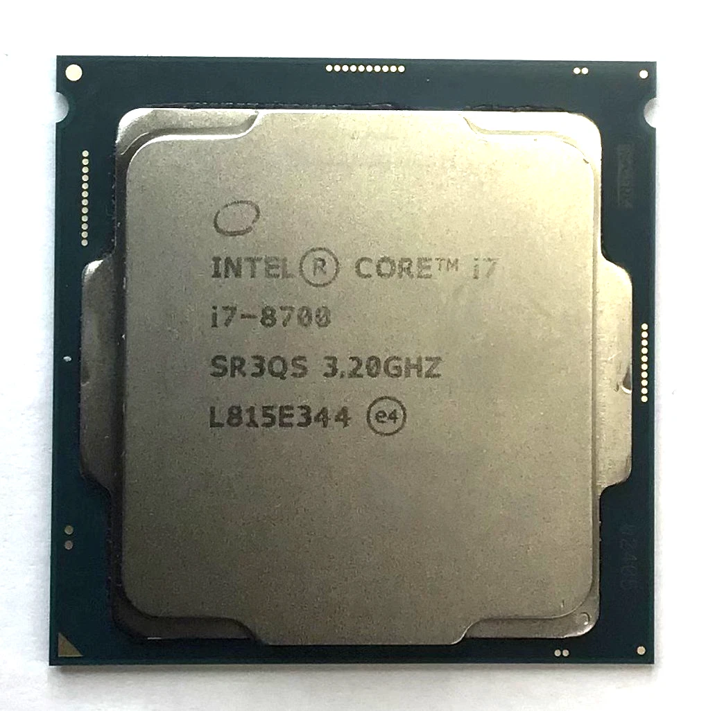 Intel LGA 1151/H4 Socket Type Intel Core i7-8700 Processor Model