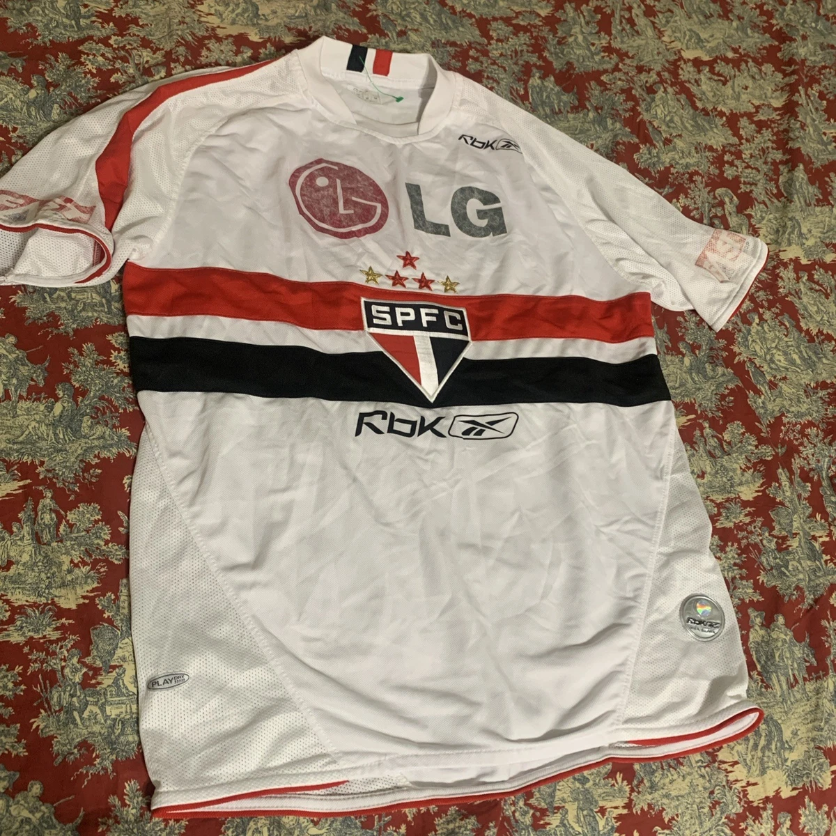 Reebok São Paulo FC White International Club Soccer Fan Apparel