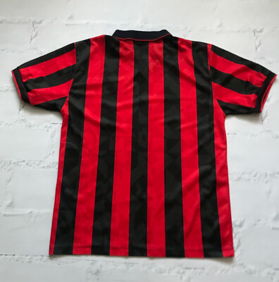 AC Milan Football Shirt 1993-1994 Jersey Lotto size L | eBay
