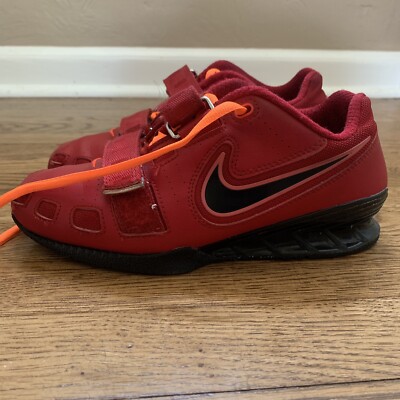 Nike Romaleos 2 Red/ Orange/ Black 476927-606 Men's 6 / Women's