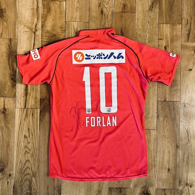 SIGNED]Authentic Diego Forlan Cerezo Osaka Jersey 2014- Rare US L