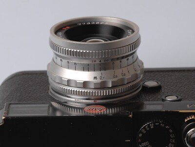 Contax G 28mm f2.8 Biogon Convert To Leica M Helicoid, Silver