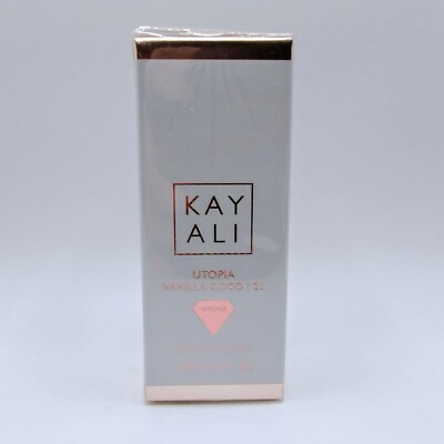 NIB Huda Kayali Utopia Vanilla Coco 21 EDP Mini Perfume Spray 10ml