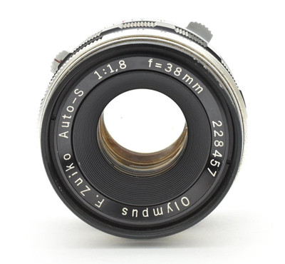 ▶️ Exc Olympus F.Zuiko Auto-S 38mm f1.8 Lens for Pen F FT FV
