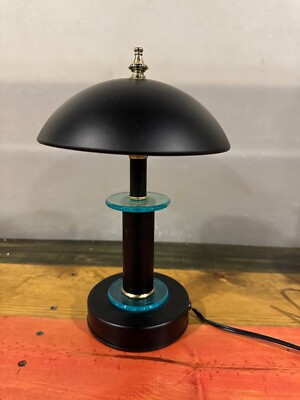 Vintage MCM Memphis Design Touch Mushroom Desk Lamp Light Portable