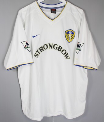 LEEDS UNITED 2000/2001/2002 HOME FOOTBALL SHIRT JERSEY TOP NIKE #7