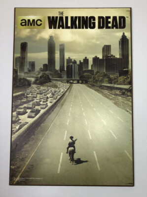 The Walking Dead - Rick Grimes Riding Into Atlanta Print on MDF | eBay
