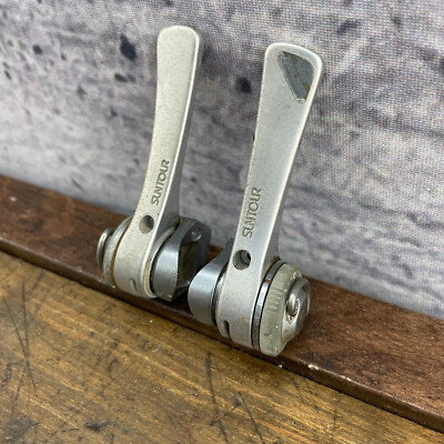 Vintage Suntour Accushift Shifter Set 6s 9000 7000 5000 Index 6